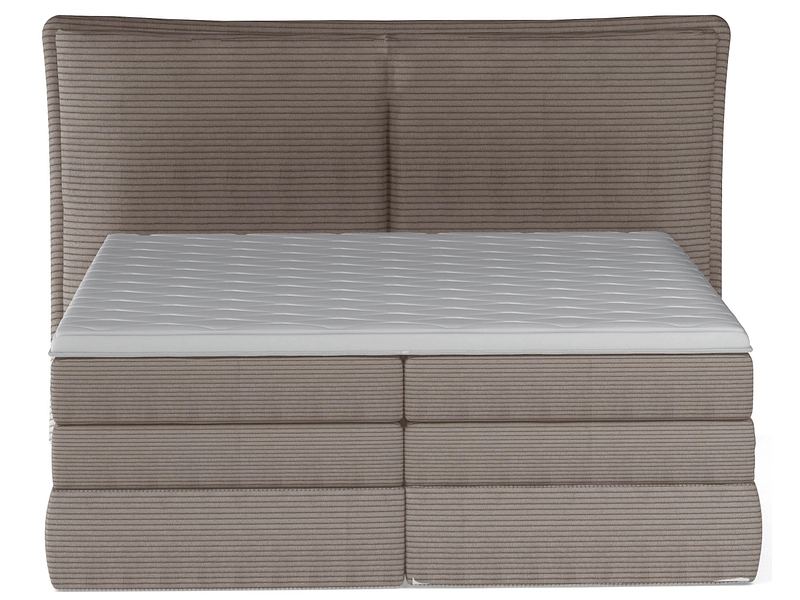 Boxspringbett WERNIGHT MADDEN dunkelbeige Boxspringbett WERNIGHT MADDEN dunkelbeige