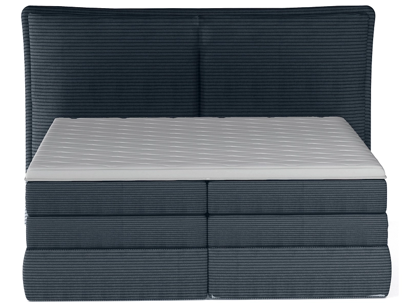 Boxspring WERNIGHT MADDEN blu scuro
