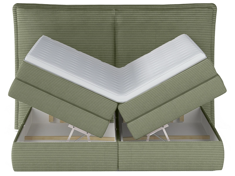 Boxspring WERNIGHT MADDEN verde