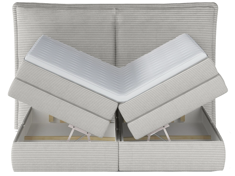 Boxspringbett WERNIGHT MADDEN cremeweiss