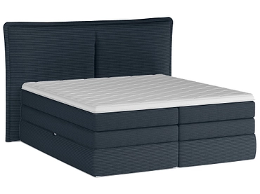 Boxspring WERNIGHT MADDEN blu scuro