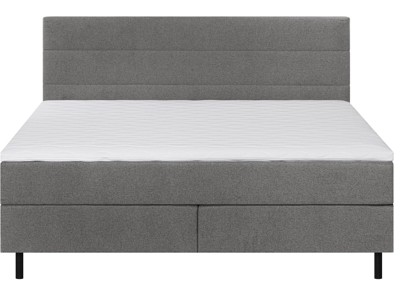 Boxspringbett ROOKIE grau Boxspringbett ROOKIE grau