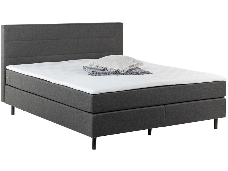 Boxspring ROOKIE antracite 180x200cm morbido