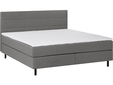 Boxspringbett ROOKIE grau
