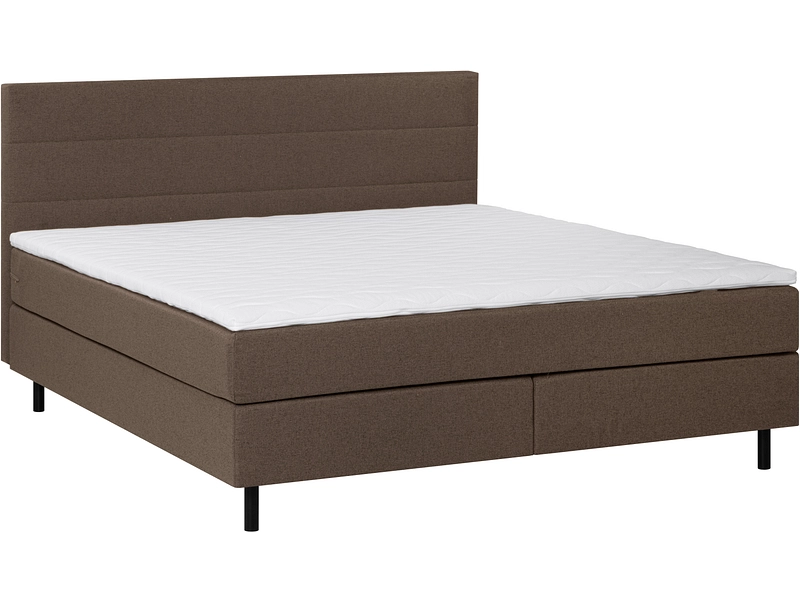 Boxspring ROOKIE marrone 160x200cm morbido