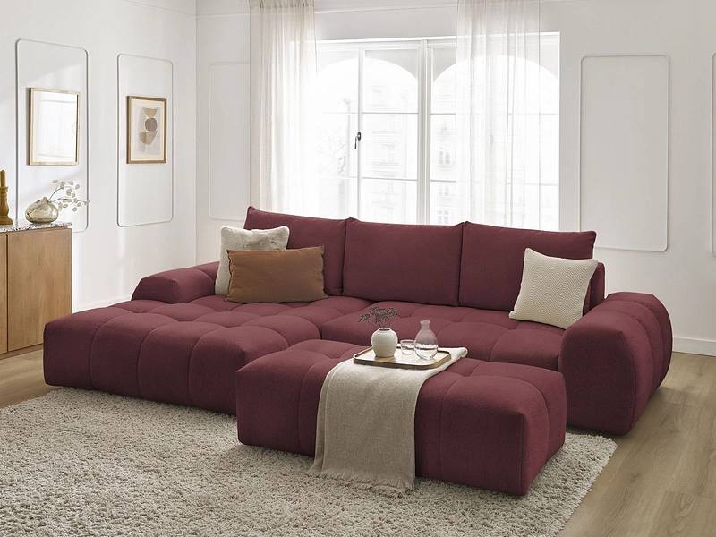 Ecksofa mit Hocker BOBOCHIC EVEREST