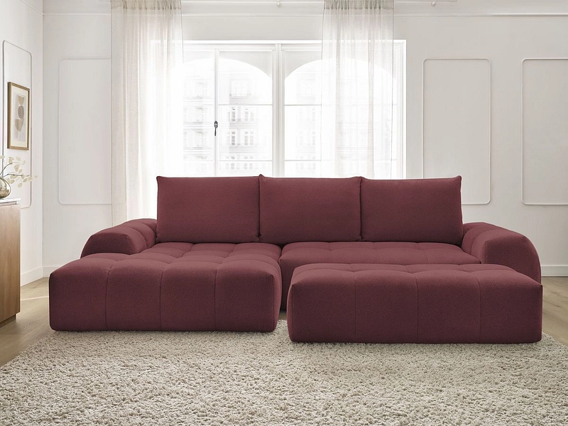 Ecksofa mit Hocker BOBOCHIC EVEREST