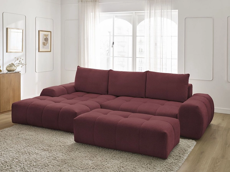Ecksofa mit Hocker BOBOCHIC EVEREST
