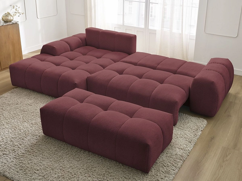 Ecksofa mit Hocker BOBOCHIC EVEREST