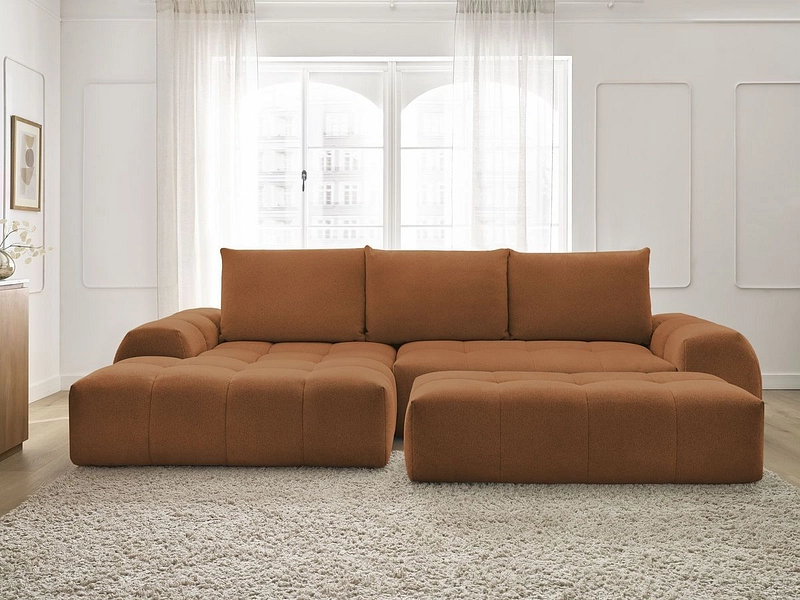 Ecksofa mit Hocker BOBOCHIC EVEREST