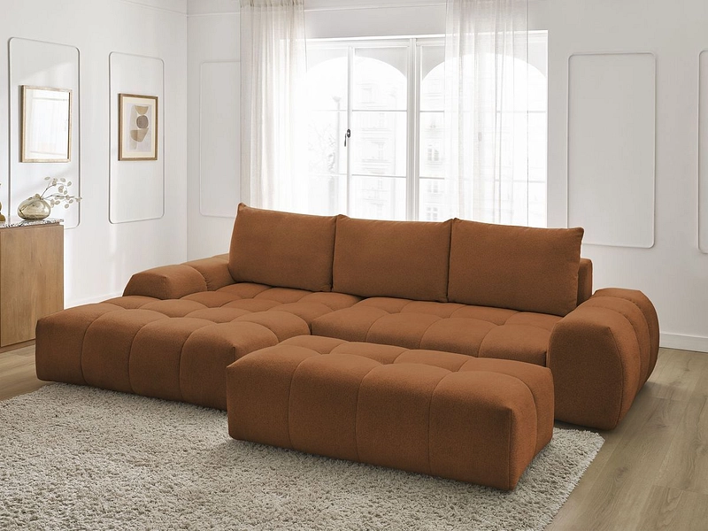 Ecksofa mit Hocker BOBOCHIC EVEREST