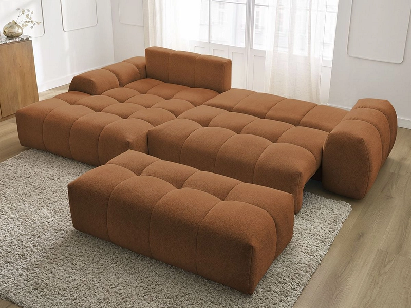 Ecksofa mit Hocker BOBOCHIC EVEREST