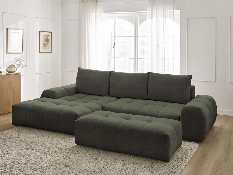 Ecksofa mit Hocker BOBOCHIC EVEREST