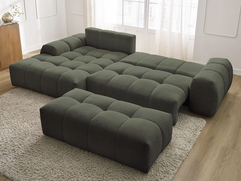 Ecksofa mit Hocker BOBOCHIC EVEREST