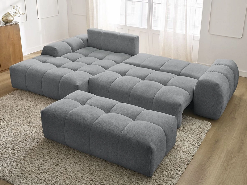 Ecksofa mit Hocker BOBOCHIC EVEREST