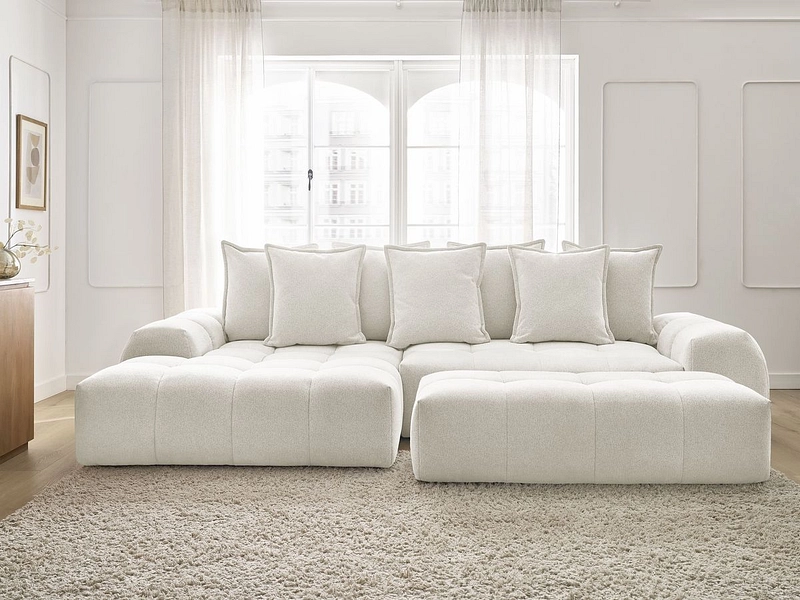 Ecksofa mit Hocker BOBOCHIC EVEREST