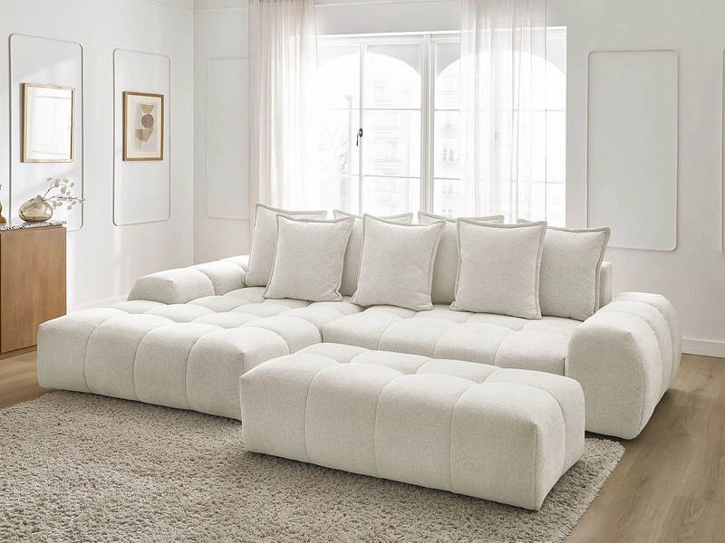 Ecksofa mit Hocker BOBOCHIC EVEREST