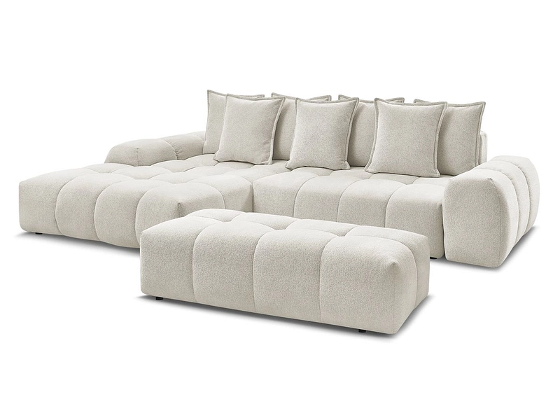 Ecksofa mit Hocker BOBOCHIC EVEREST
