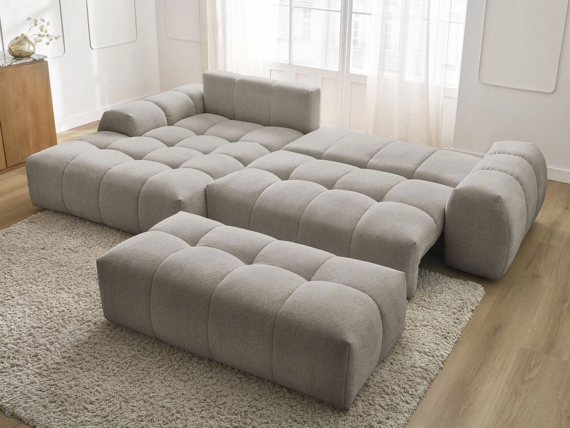 Ecksofa mit Hocker BOBOCHIC EVEREST