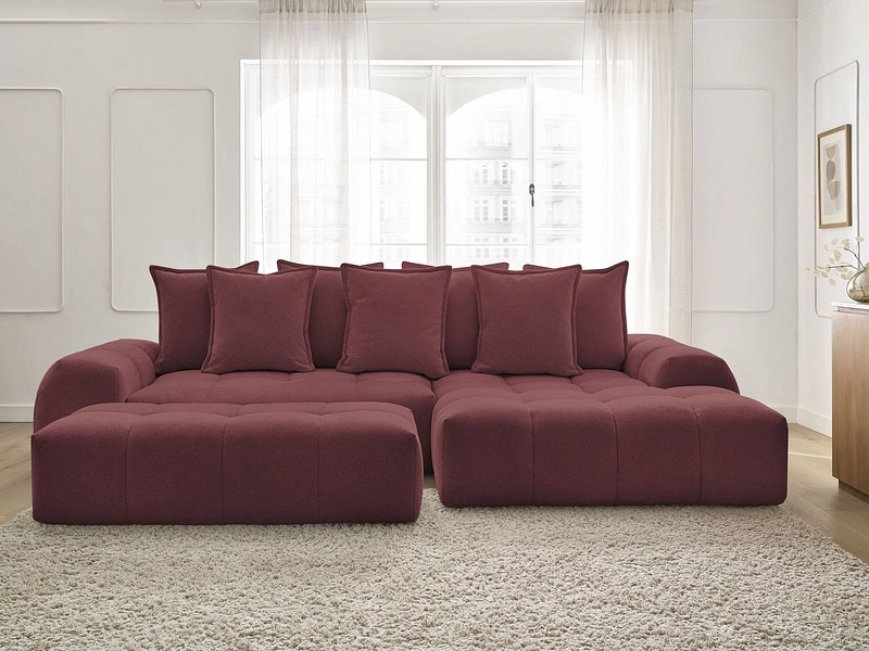 Ecksofa mit Hocker BOBOCHIC EVEREST