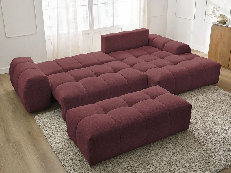 Ecksofa mit Hocker BOBOCHIC EVEREST