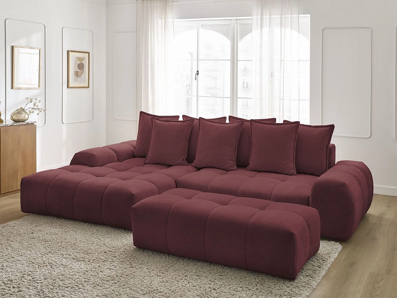 Ecksofa mit Hocker BOBOCHIC EVEREST