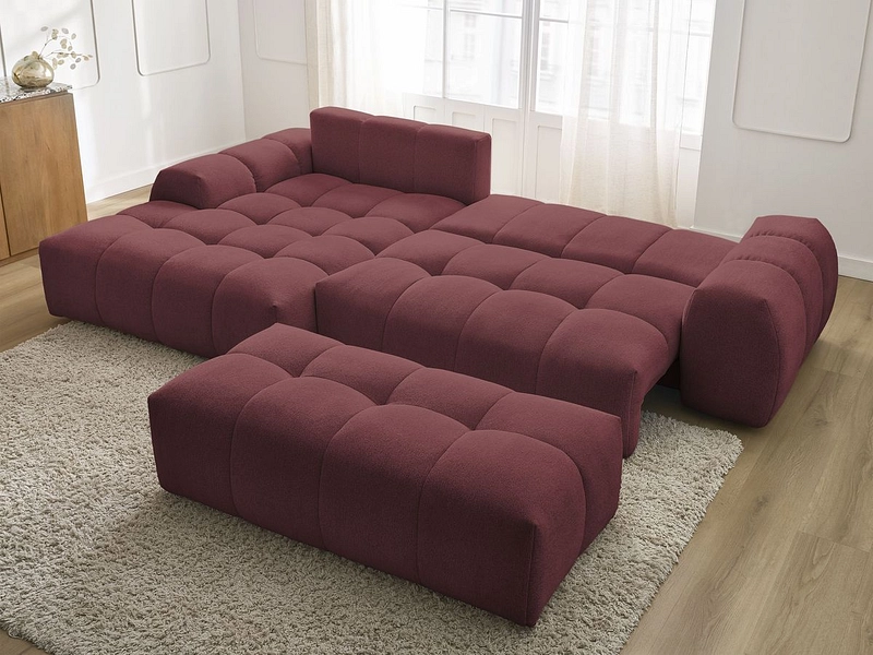 Ecksofa mit Hocker BOBOCHIC EVEREST