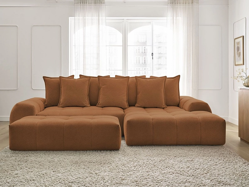 Ecksofa mit Hocker BOBOCHIC EVEREST