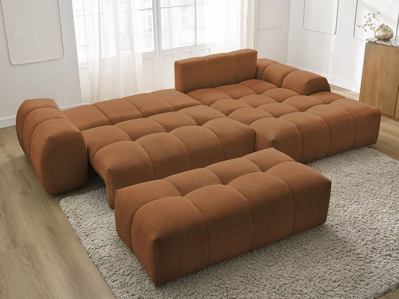 Ecksofa mit Hocker BOBOCHIC EVEREST
