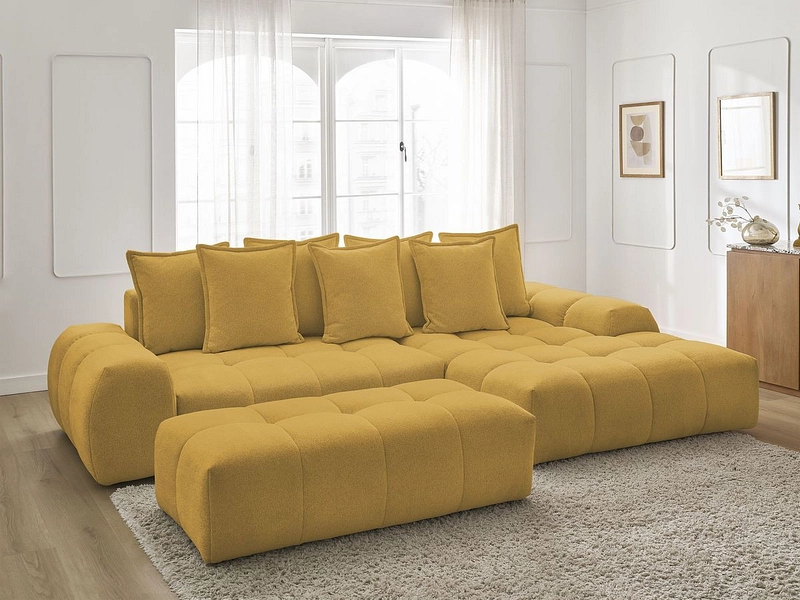 Ecksofa mit Hocker BOBOCHIC EVEREST