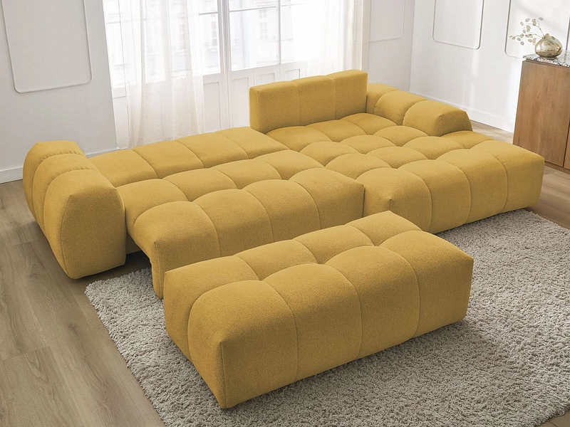 Ecksofa mit Hocker BOBOCHIC EVEREST