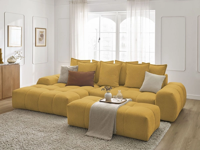 Ecksofa mit Hocker BOBOCHIC EVEREST