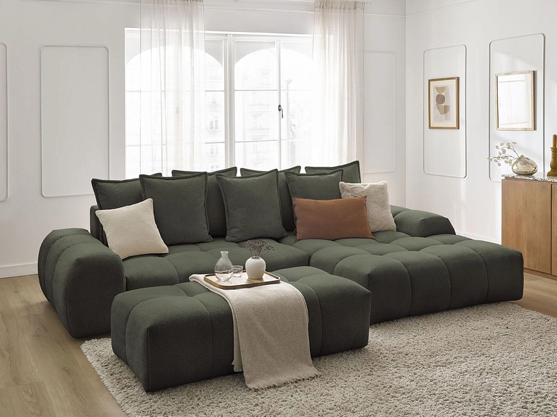 Ecksofa mit Hocker BOBOCHIC EVEREST