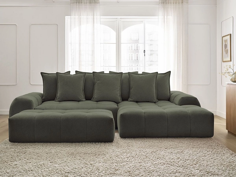 Ecksofa mit Hocker BOBOCHIC EVEREST