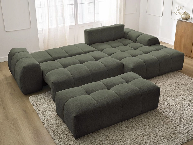 Ecksofa mit Hocker BOBOCHIC EVEREST