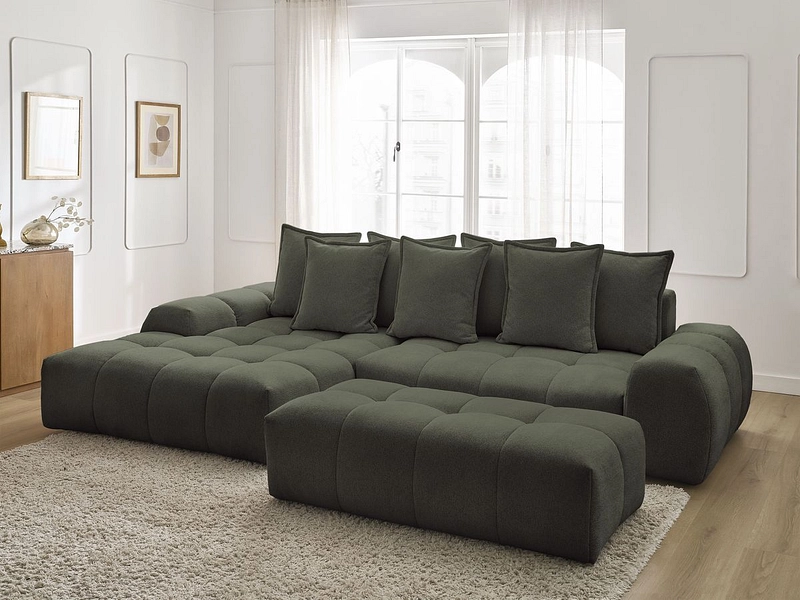 Ecksofa mit Hocker BOBOCHIC EVEREST