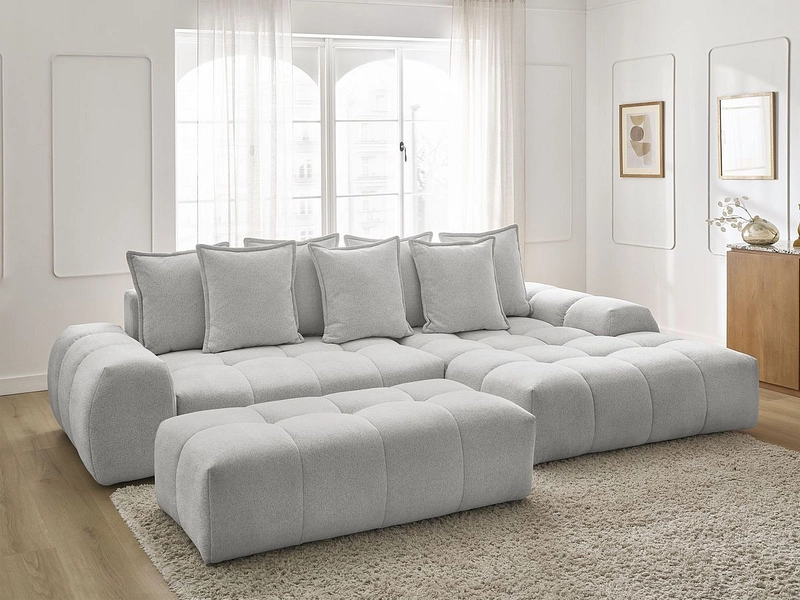 Ecksofa mit Hocker BOBOCHIC EVEREST
