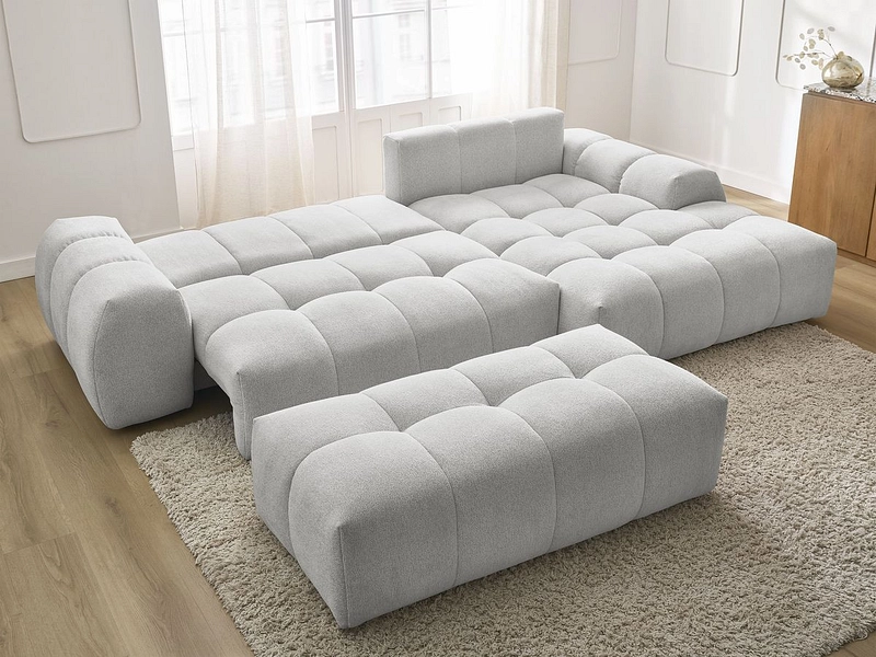 Ecksofa mit Hocker BOBOCHIC EVEREST