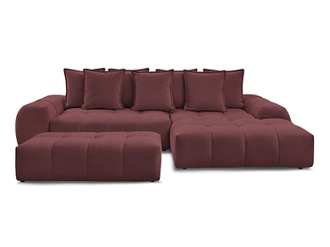 Ecksofa mit Hocker BOBOCHIC EVEREST
