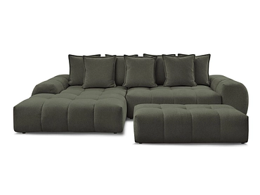 Ecksofa mit Hocker BOBOCHIC EVEREST