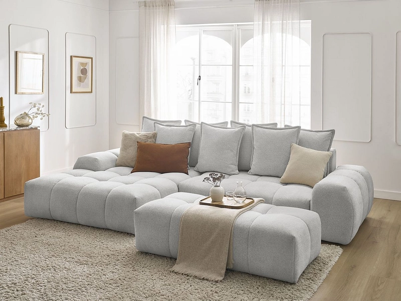 Ecksofa mit Hocker BOBOCHIC EVEREST