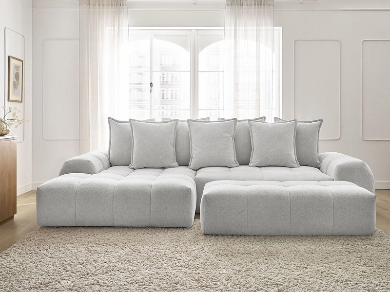 Ecksofa mit Hocker BOBOCHIC EVEREST
