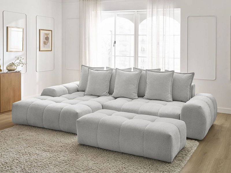 Ecksofa mit Hocker BOBOCHIC EVEREST