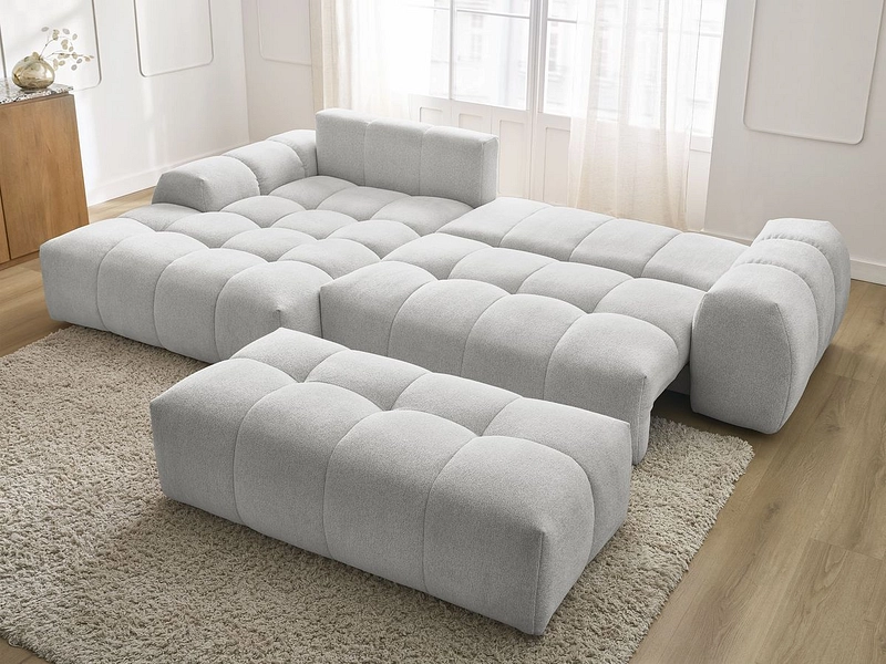 Ecksofa mit Hocker BOBOCHIC EVEREST
