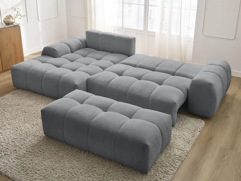 Ecksofa mit Hocker BOBOCHIC EVEREST