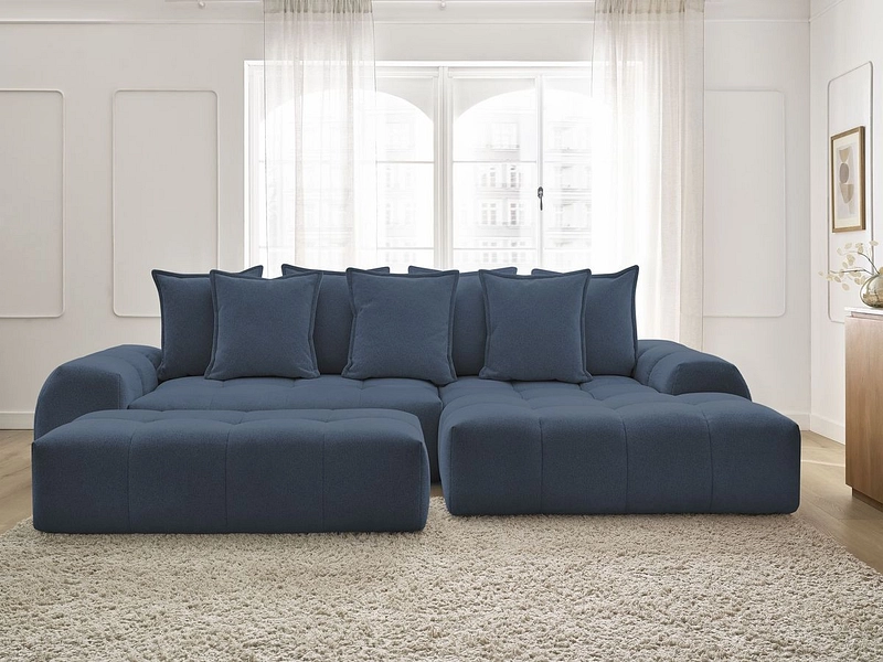 Ecksofa mit Hocker BOBOCHIC EVEREST