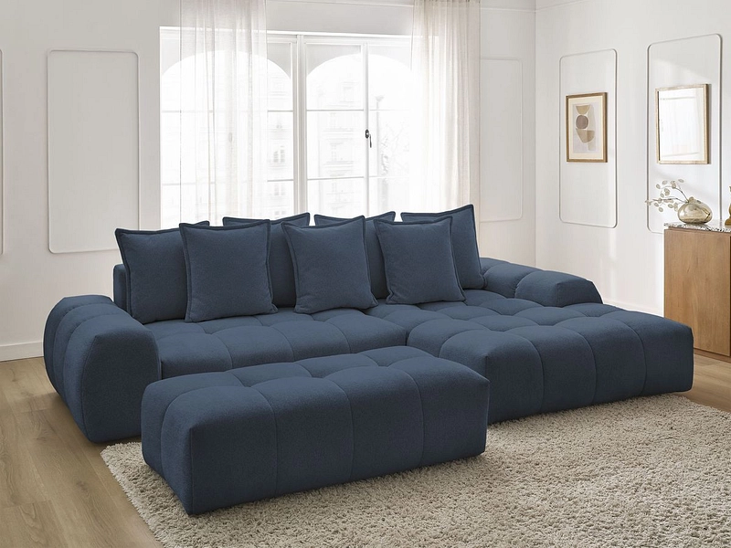 Ecksofa mit Hocker BOBOCHIC EVEREST