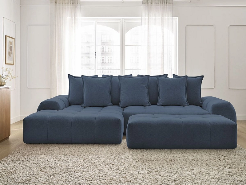 Ecksofa mit Hocker BOBOCHIC EVEREST