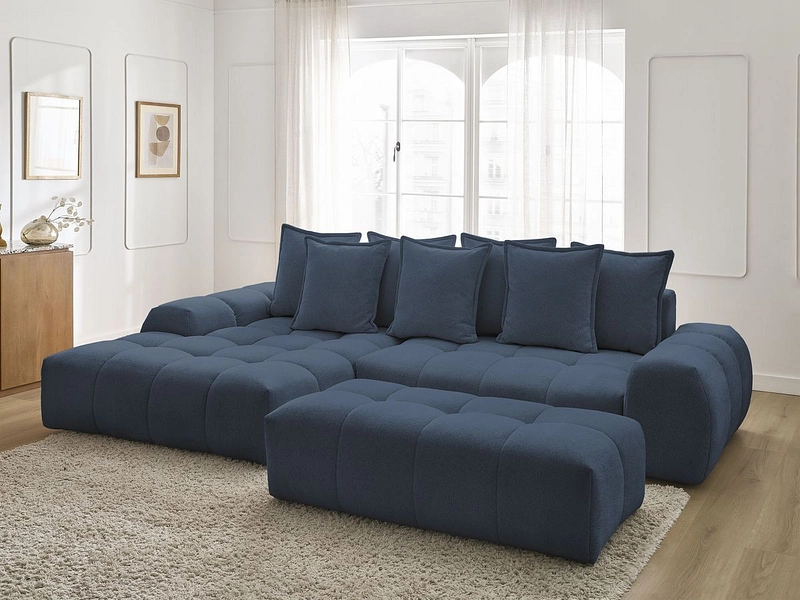Ecksofa mit Hocker BOBOCHIC EVEREST