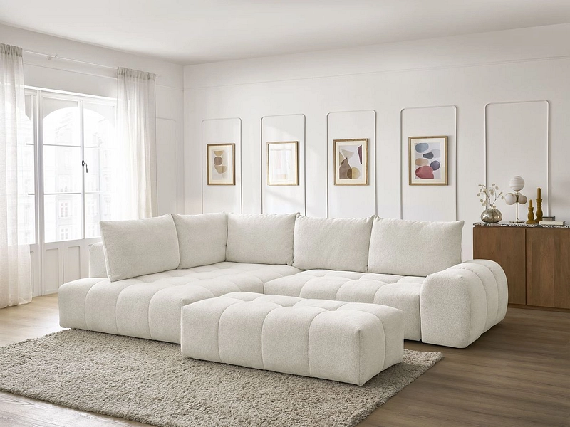 Ecksofa mit Hocker BOBOCHIC EVEREST